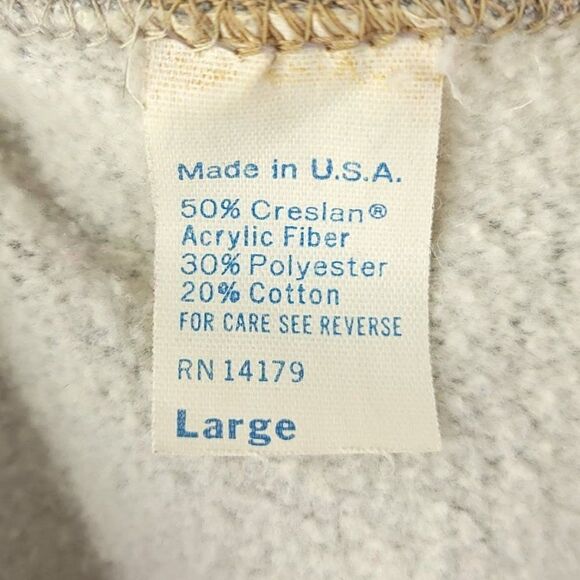 Alcatraz Condos Sweatshirt Vintage 80s Own A Piece Of The Rock Made In USA Mens - Picture 5 of 6